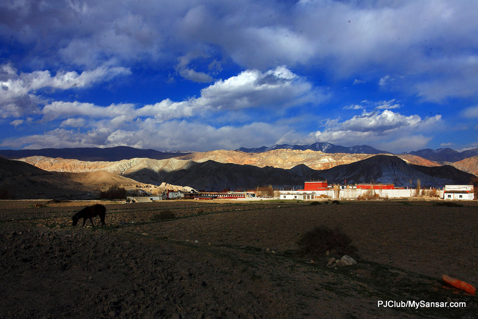 The forbidden kingdom of Lo Manthang has always fascinated the world with its vibrant colours, unique culture and architecture. In recent times, the interest in Lo Manthang region has increased with archaeological discoveries of a vibrant past often dubbed as the cave civilization. Photo: Laxmi Prasad Ngakhusi. 