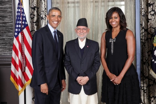 1-PM Koirala with Obama Couple